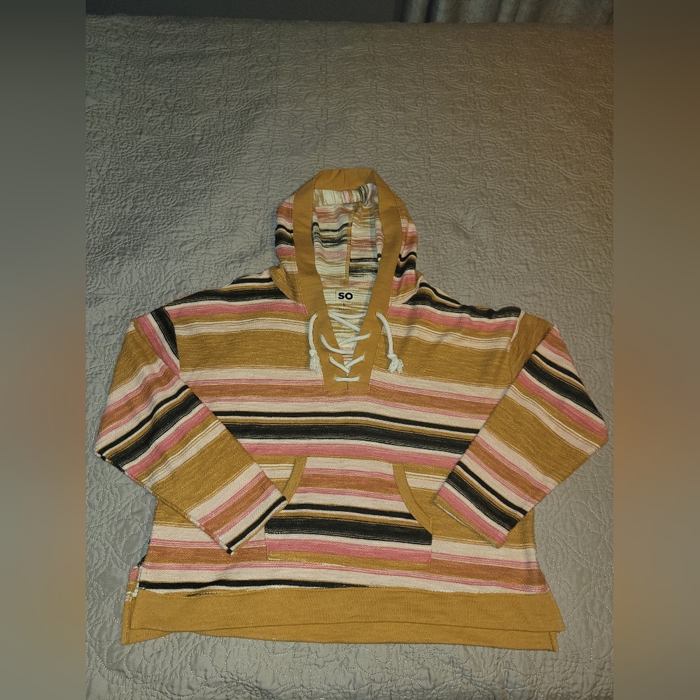 Striped hoodie